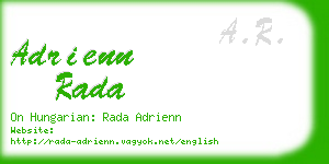 adrienn rada business card